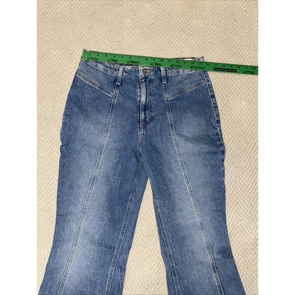 Edgely Flare High Rise Flare size 16 Regular Jeans inseam Boho Hippie Western - Picture 7 of 9